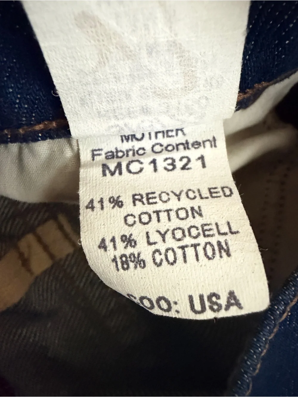 NWT Mother Snacks! Denim The Bee's Knees Double Dip Skimp Jeans Wide Leg 27” - Picture 6 of 10